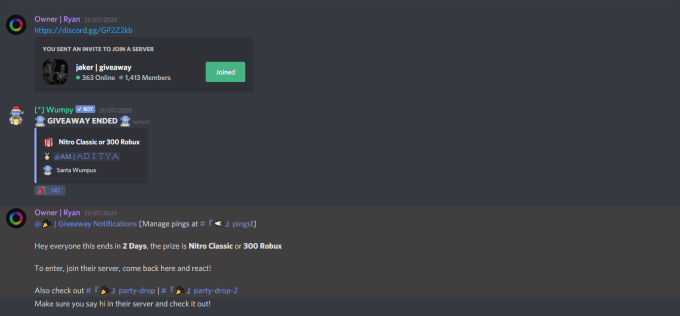 Advertise Your Discord Server In My 4800 Member Discord By Bogthebad - how to get robux for free discord link