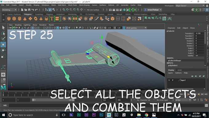 Do Any 3d Modeling With Autodesk Maya By Abdelrahmanbedo