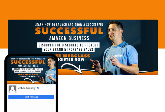 Create a facebook cover photo banner design - Image 7