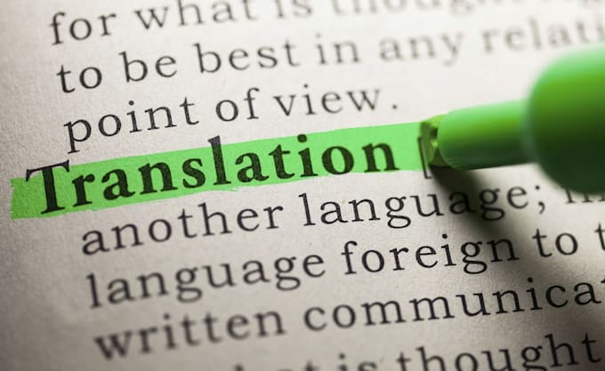 fast and well done translation