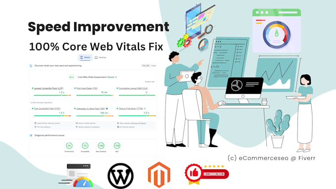 wordpress speed optimization, fix core web vitals and improve loading