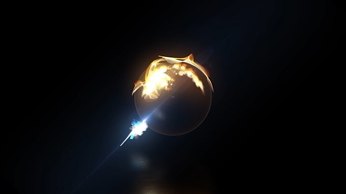 create fireball animated logo video youtube intro