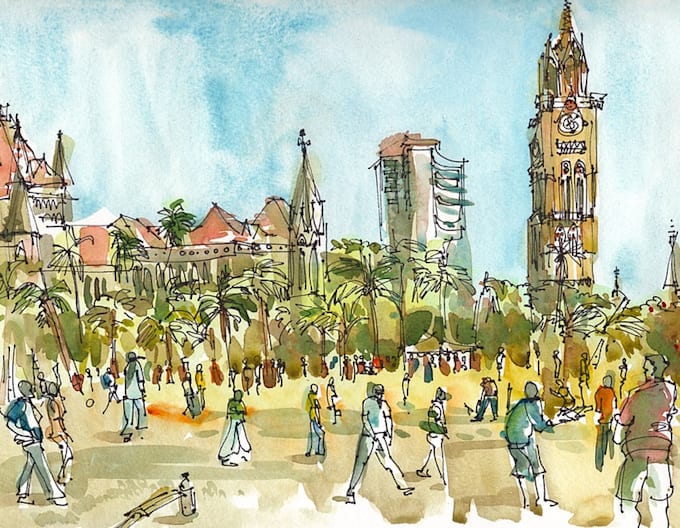 do a watercolor illustration