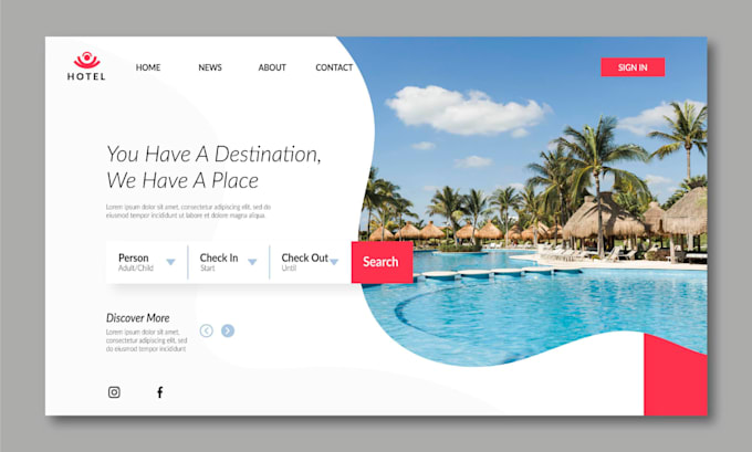 build vacation rental or hotel booking website with SEO and airbnb, booking sync