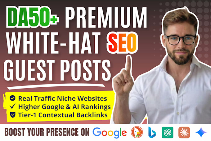 publish niche guest posts with manual link building for dofollow SEO backlinks