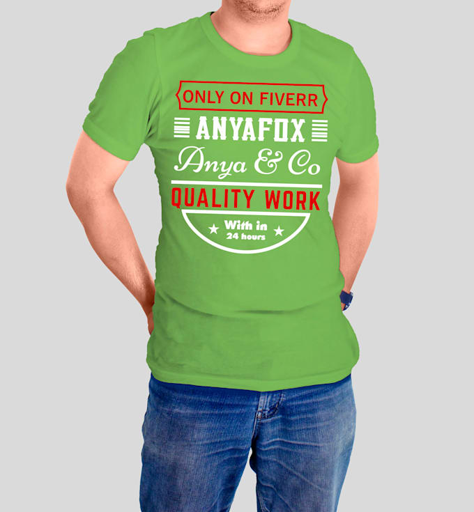 design a vintage t shirt logo
