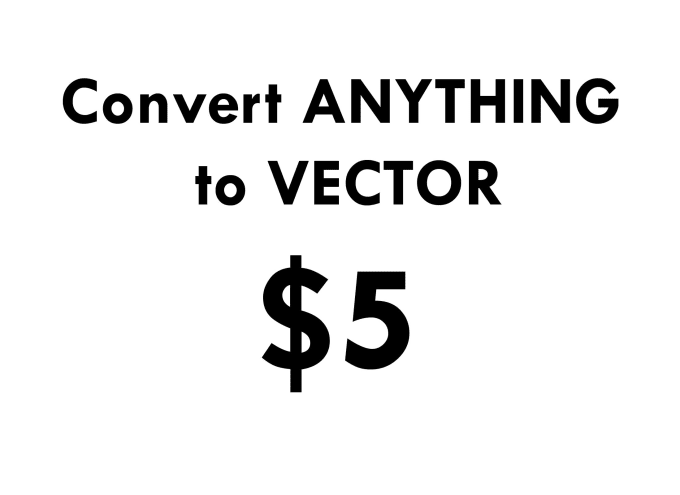 Convert any logo or illustration to vector format by Radiantx | Fiverr
