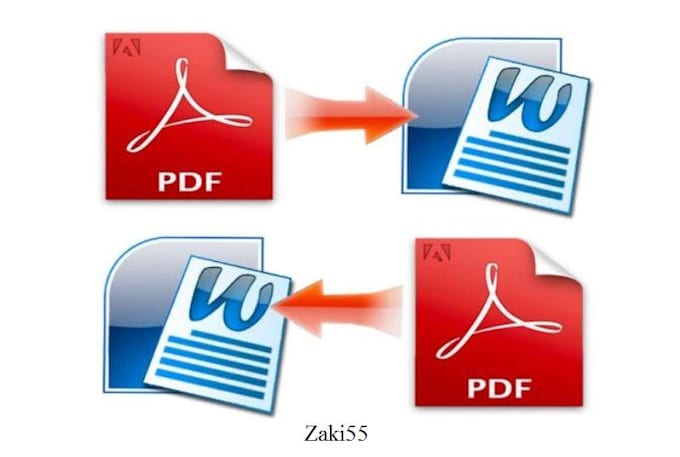 convert PDF to word and word to pdf