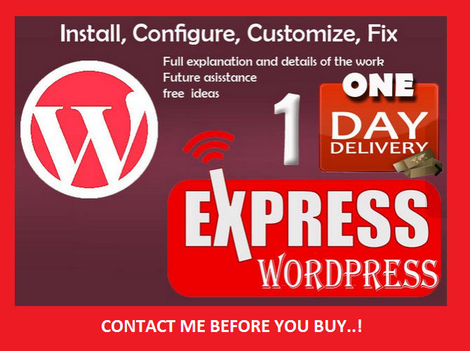 do any wordpress customization and bug fixes in 12 hours