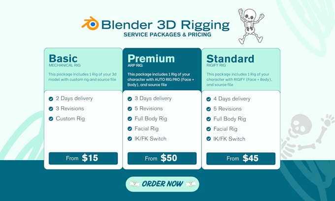add blender rigging to your 3d character