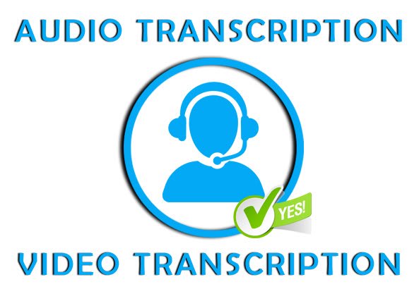 provide flawless 20 mins video or audio transcription
