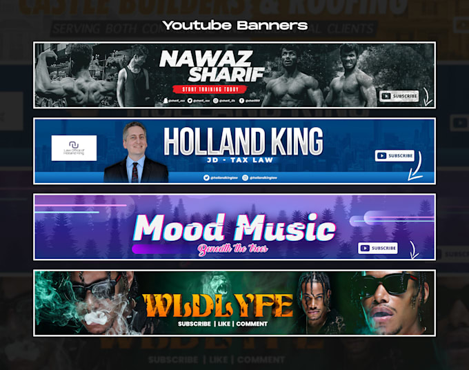 create youtube banner, channel art