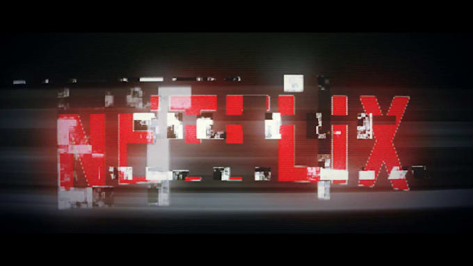 do digital glitch logo animation