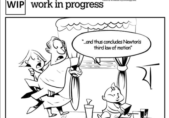 create a large panel comic strip