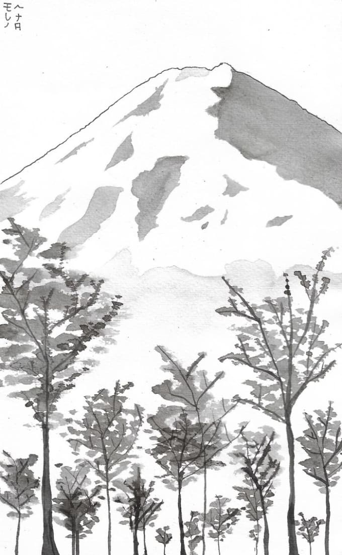 Do A Sumi E Painting For You By Genaropmf