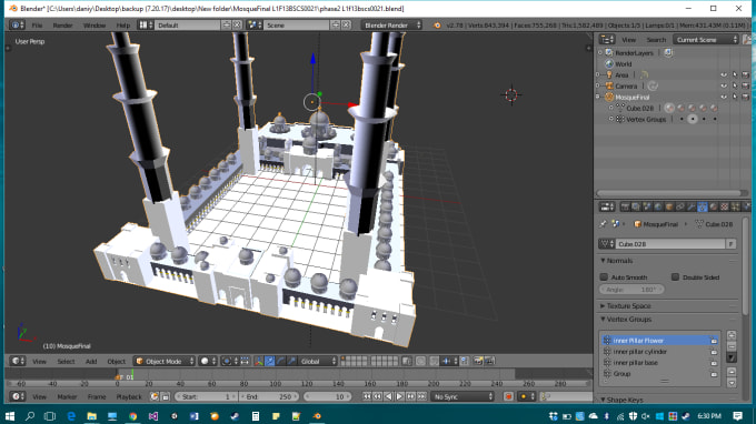 Create Professional 3d Models By Daniyalfaheem
