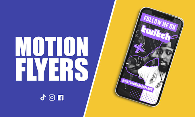 design stunning motion flyers for social media