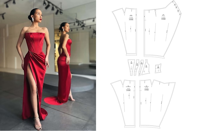 Crea un modello dei tuoi vestiti modello pdf modello ai