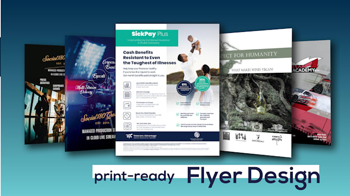create a modern flyer
