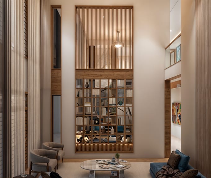 do interior design and realistic rendering