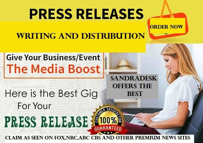 write SEO press releases with press release distributions