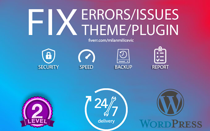 fix wordpress problem or error