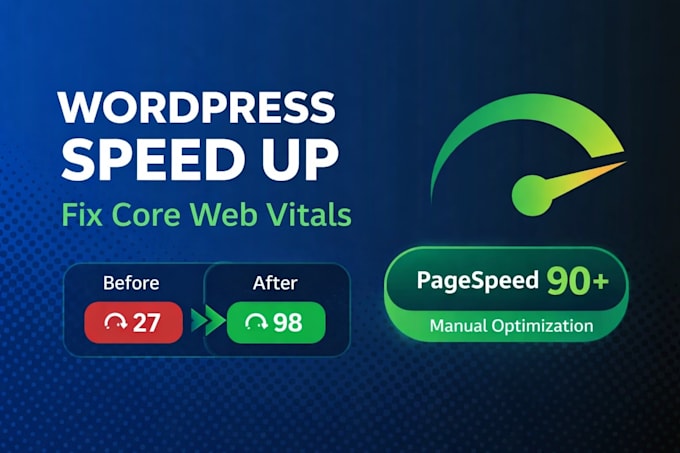 do wordpress speed optimization to fix core web vitals and boost pagespeed