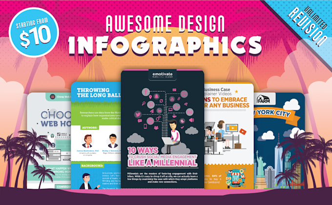 create an awesome design infographic