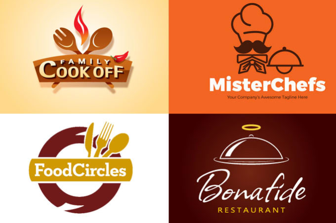 Do minimalist food restaurant, hotel, chef logo design by Walee1 | Fiverr
