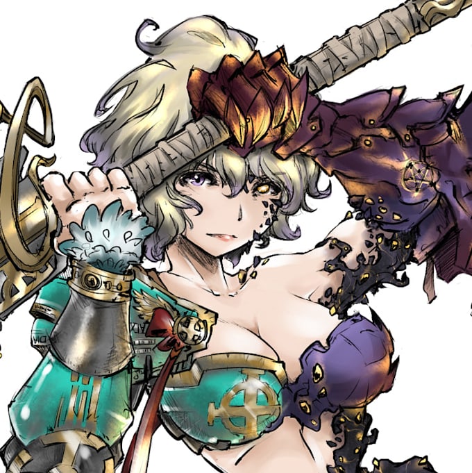 design and illustrate your original character in high detail