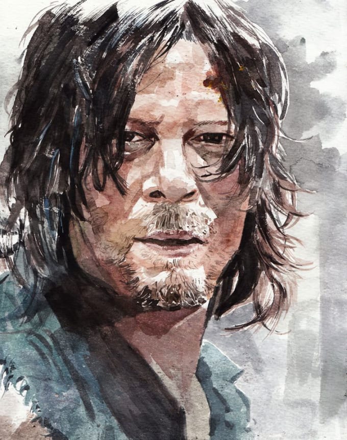 Draw Your Portrait With My Semi Realistic Watercolor Style By Ryuuichi