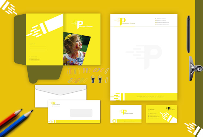 design editable letterheads or full stationary design