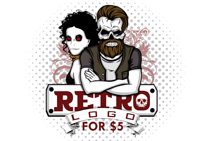 design a professional retro logo