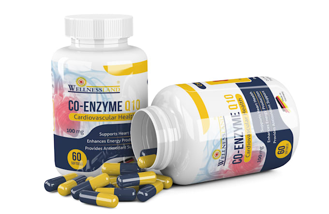 amazing label design, package and 3d mockup