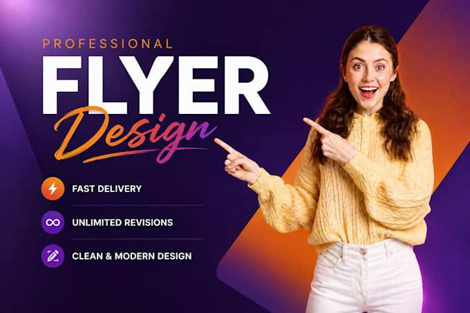 design a professional flyer for your business