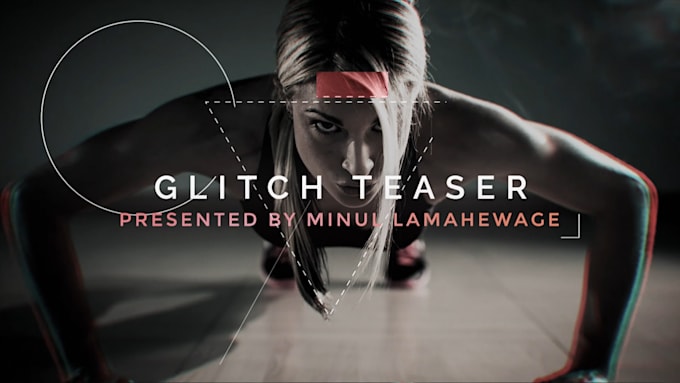 create this cinematic intro trailer video glitch theme