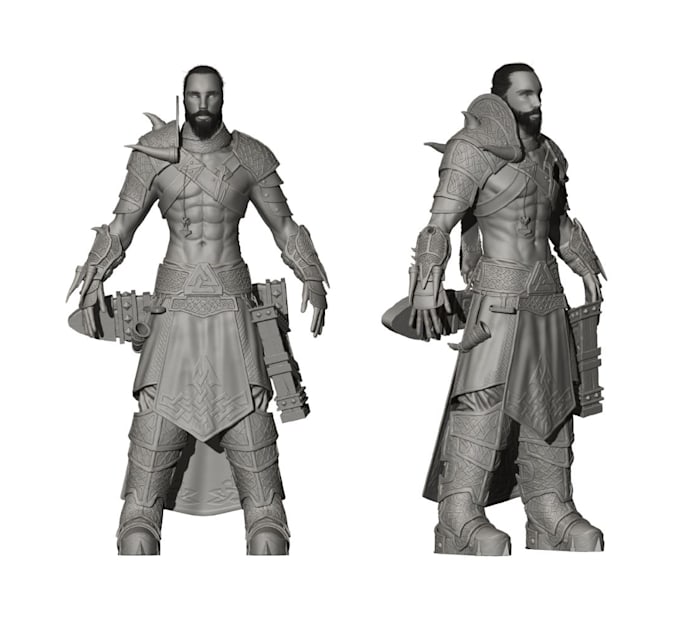 3d model or sculpt a character