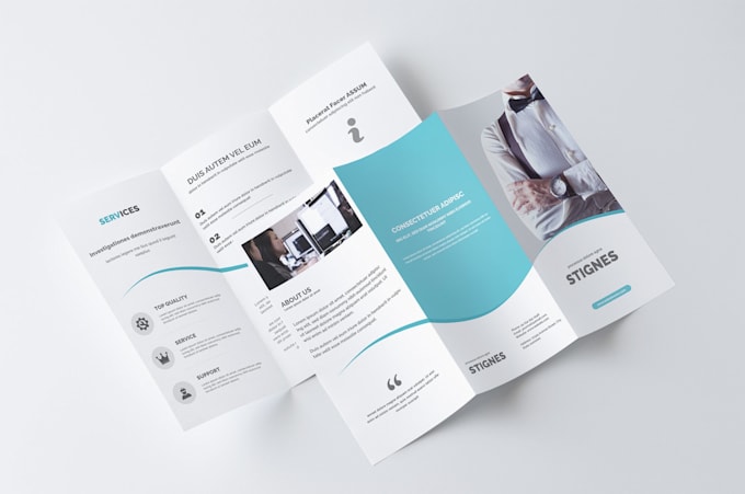 design professional business flyer or brochure