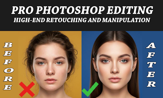 do professional photoshop editing, high end photo retouching and manipulation