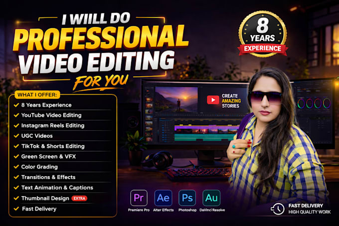 do professional video editing on adobe premiere