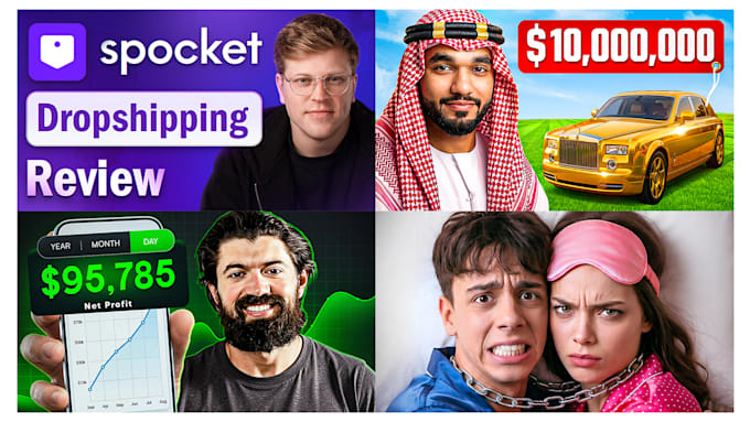 design eye catchy youtube thumbnail in 90 minutes
