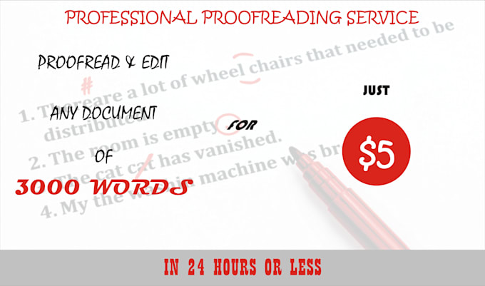 professionally proofread and edit articles or texts in 24 hours