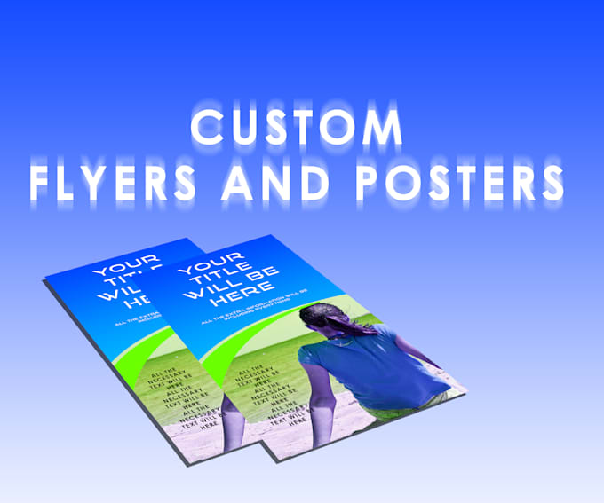 design eye catching flyer poster cover