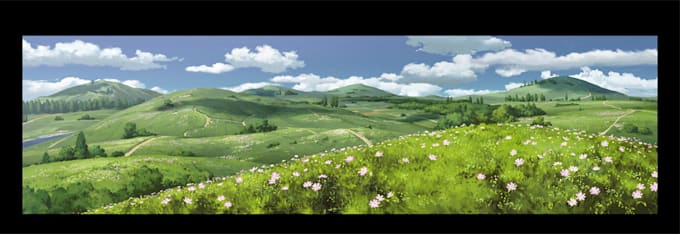 draw a wonderful animated background for a beautiful price