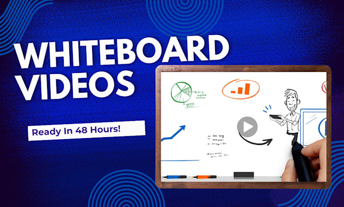 create whiteboard animation, explainer, and animated video
