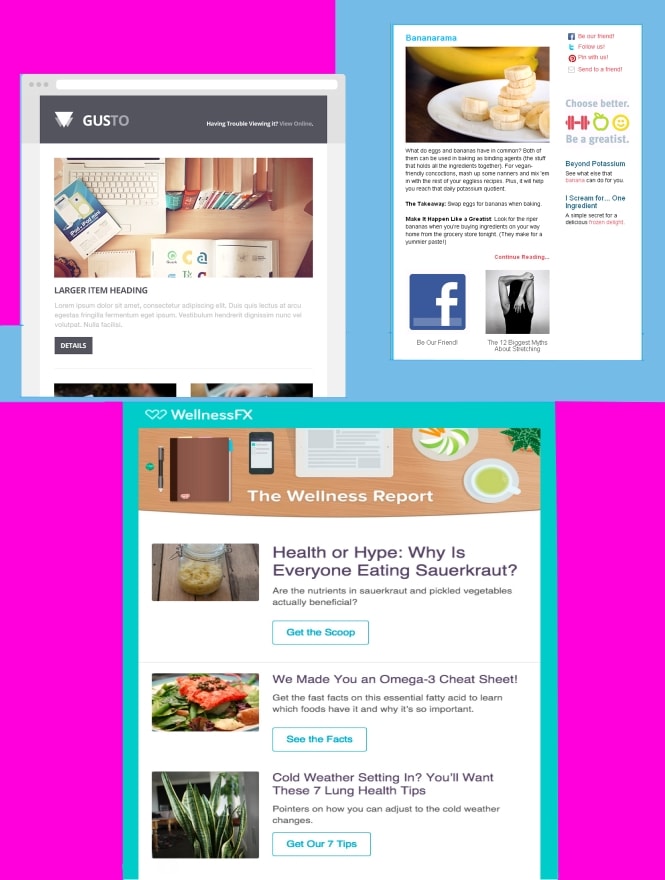 Create an html newsletter template by Ggouetta | Fiverr