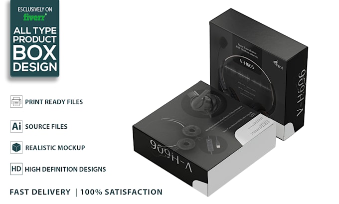 product box design, food box and electronics box design
