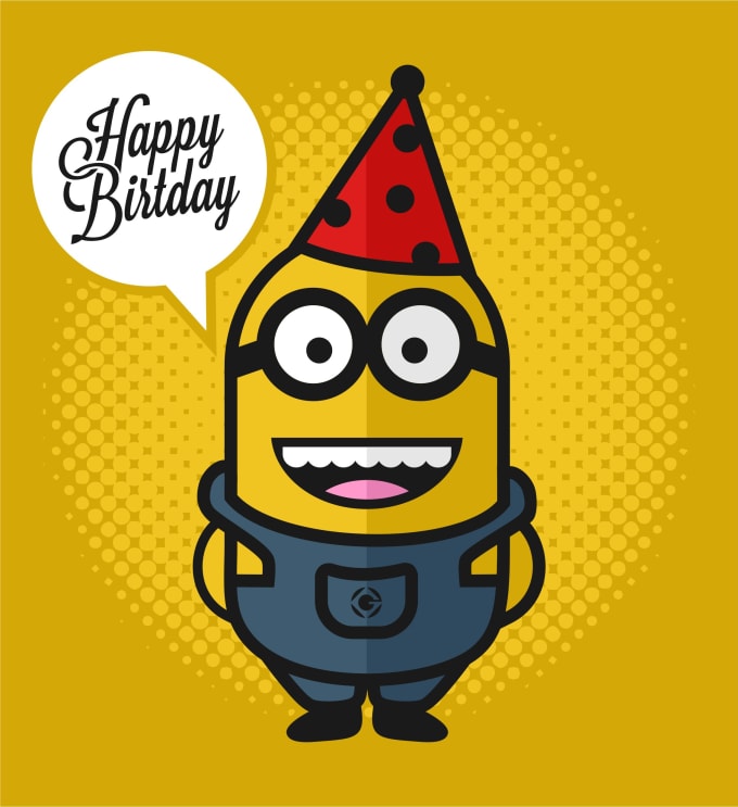 Create customized flat minion for another gift by Najzil