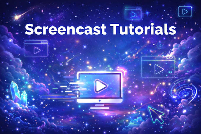 screencast and edit a video tutorial for your software or website