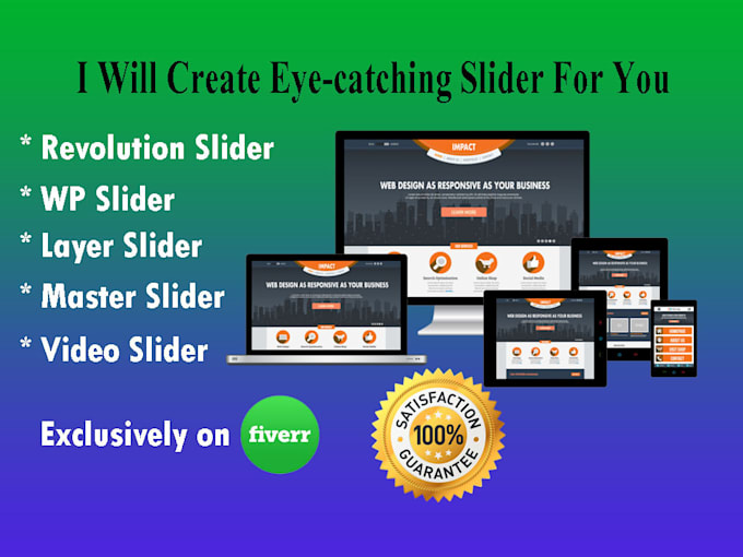 create awesome wp slider, revolution and master slider
